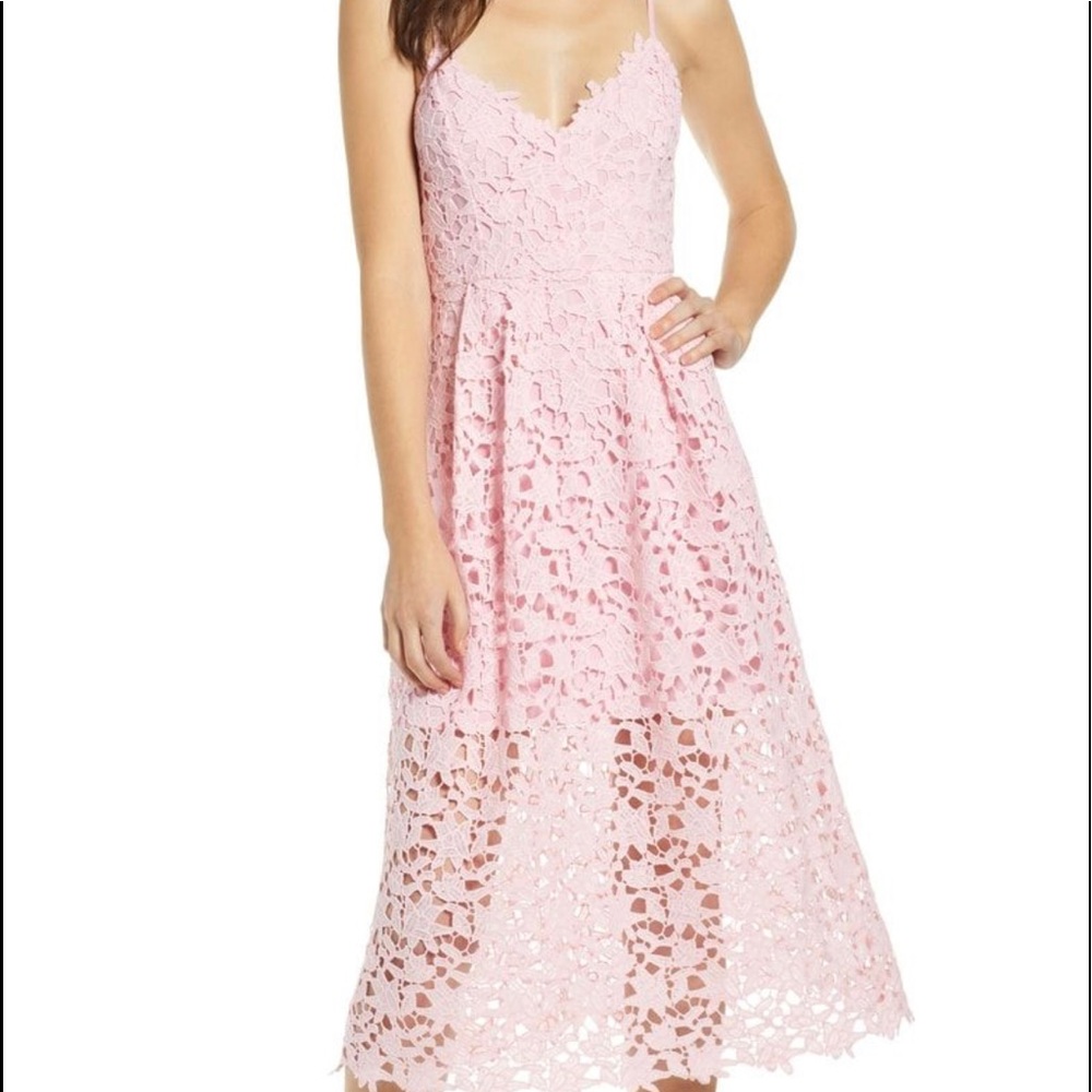 ASTR The Label light pink lace dress sz.XS